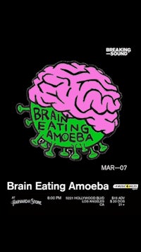 a poster for brain eating ameba