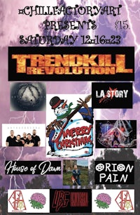 a poster for the trendkill revolution