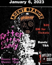 a poster for agent orange