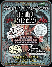 a poster for valley throwdown