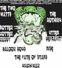 a poster for a concert with a snake on it
