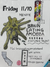 a poster for brain eating amoeba