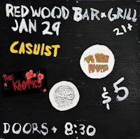 red wood bar & grill january 21st